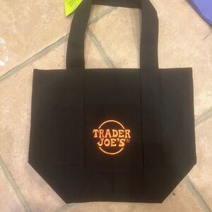 Trader Joe's Black Tote Bag
